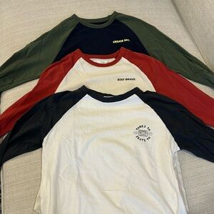 3-Pack Zara Baseball Tee